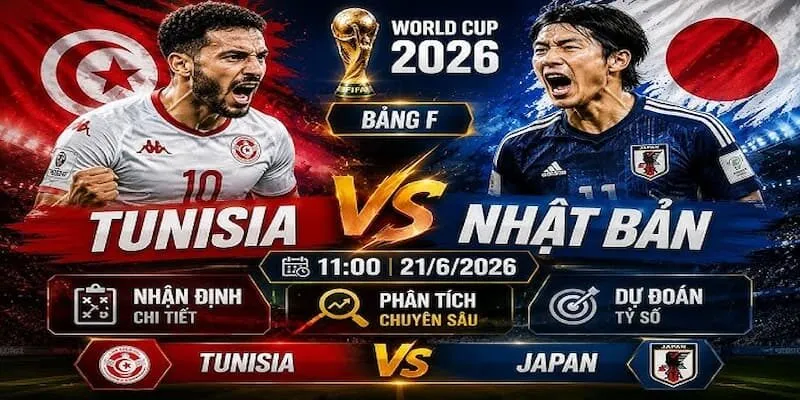 tunisia vs nhat ban