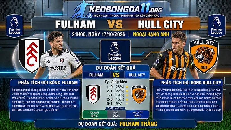 soi keo fulham vs hull city 21h00 ngay 17 10
